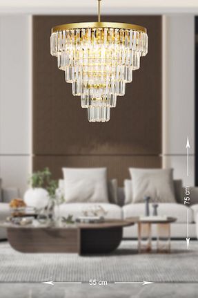 لوستر زرد فلزی Avizemoda - کد 146836572