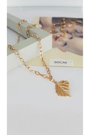 گردنبند استیل ( فولاد ) طلائی زنانه استیل (فولاد) SONES - کد 851469202