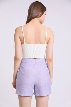 شلوارک و برمودا بنفش زنانه فاق بلند Yake - کد 834413922