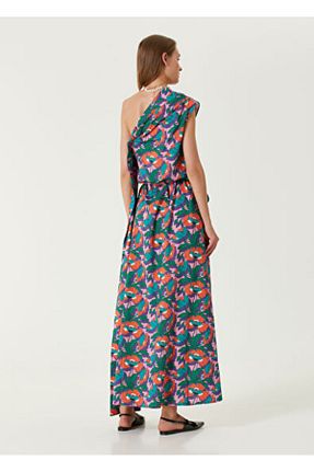 لباس رنگی زنانه Asimetrik Nackiye - کد 851477883