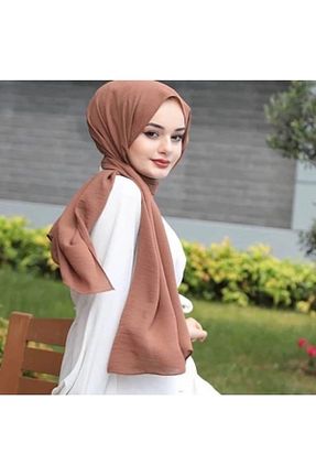 شال قهوه ای زنانه جاز Sedef - کد 54677766