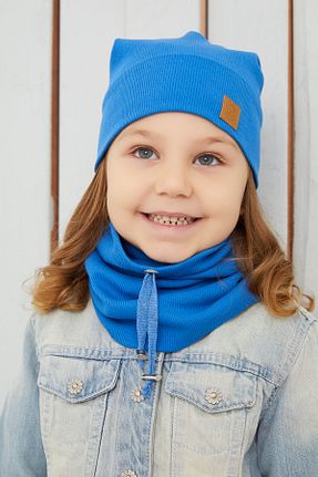 کلاه پشمی آبی بچه گانه پنبه ای Babygiz - کد 126233557