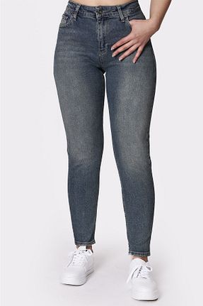 شلوار جین آبی زنانه رگولار Fashion Friends - کد 94244971