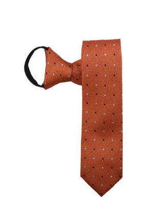 کراوات نارنجی مردانه میکروفیبر Standart کد 127481572
