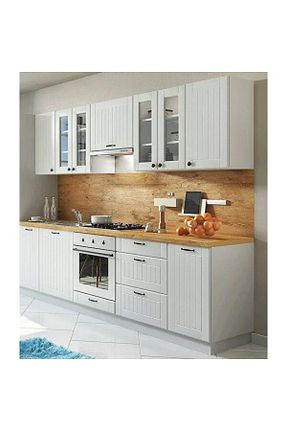 کابینت های آماده آشپزخانه سفید MDF Genel Markalar - کد 851217177