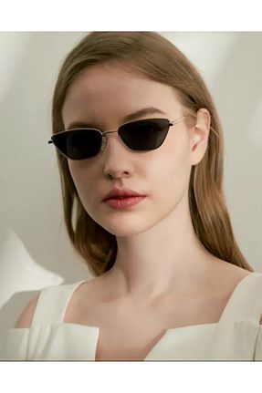 عینک آفتابی طلائی زنانه UV400 Pierre Lotus - کد 850910036
