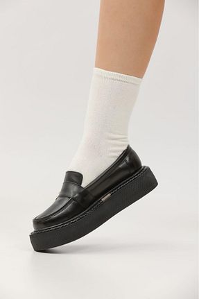 کفش آکسفورد مشکی زنانه پارچه ای AtegeWear - کد 851073268