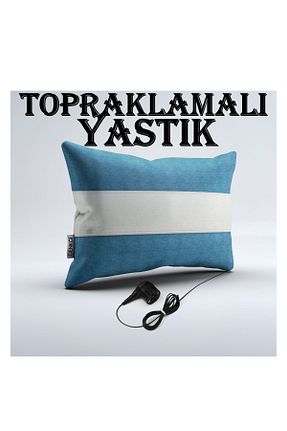 روکش بالش فیروزه ای پنبه ای TOPRAĞIN GÜCÜ ANTİ STRES - کد 812424739