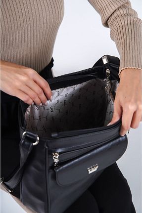 کیف دوشی مشکی زنانه چرم مصنوعی Solo Bag - کد 170479606