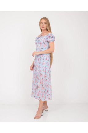 لباس آبی زنانه بافتنی SevdeUgur - کد 836257233