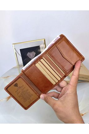 کیف پول قهوه ای زنانه ابعاد کوچک Fil Deri - کد 851228153