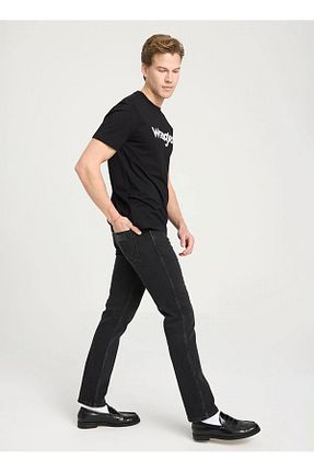 شلوار جین مشکی مردانه پاچه ساده Wrangler - کد 832993810
