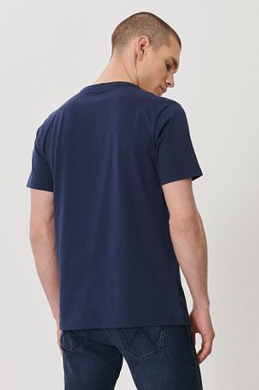 تیشرت آبی مردانه رگولار Wrangler - کد 91686363