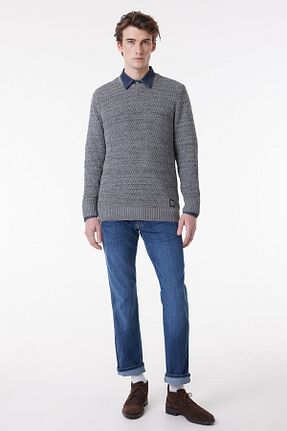 پلیور سبز مردانه ساده Wrangler - کد 770054713