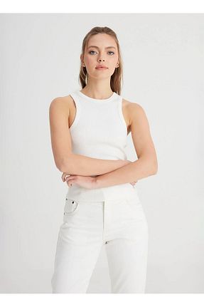 بلوز سفید زنانه ساده Wrangler - کد 832027871