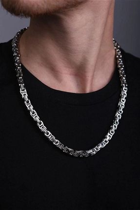 گردنبند استیل ( فولاد ) رنگی مردانه استیل ضد زنگ Igen Aksesuar - کد 828841090