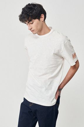 تیشرت سفید مردانه Loose Lee - کد 712817910