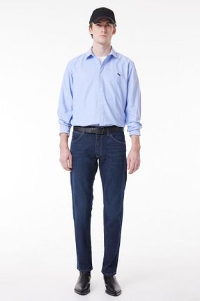شلوار جین آبی مردانه رگولار Wrangler - کد 769523935