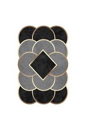 فرش مشکی آنتی باکتریال YTR HOME - کد 846235462