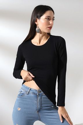 بادی مشکی زنانه یقه دوچرخه LITTLEMOON - کد 851396410