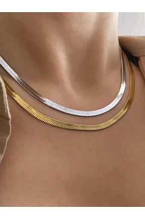 گردنبند جواهر زنانه استیل ضد زنگ Vuslat - کد 846764018