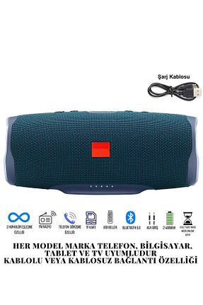 اسپیکر بلوتوث آبی Tntech - کد 761523003