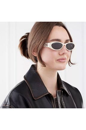 عینک آفتابی طوسی زنانه UV400 Gucci - کد 851457431