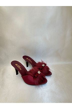 دمپائی زرشکی زنانه پاشنه نازک MOD10 - کد 849441497