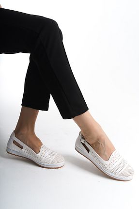 بابت سفید زنانه پلی اورتان MOKKASHOES - کد 847044059