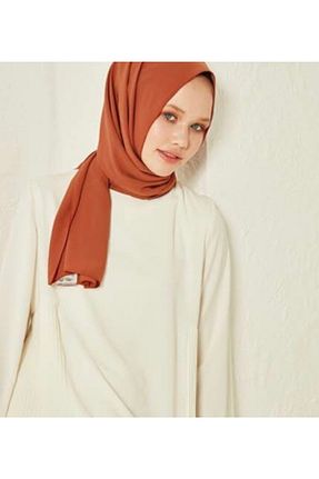 شال نارنجی زنانه Medine İpeği Sedef - کد 54839707