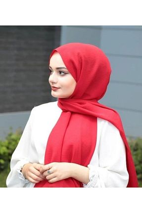 شال قرمز زنانه جاز Sedef - کد 54677030
