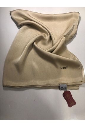 شال بژ زنانه پلی استر Sedef - کد 340025575