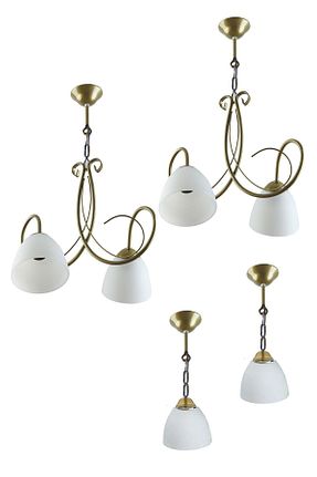 لوستر بژ فلزی Ömür Avize - کد 60724395