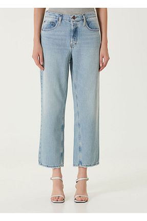 شلوار جین متالیک زنانه پاچه لوله تفنگی Frame Denim - کد 851524143