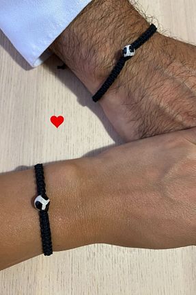 دستبند جواهر مشکی زنانه MANOZUDE - کد 851674849