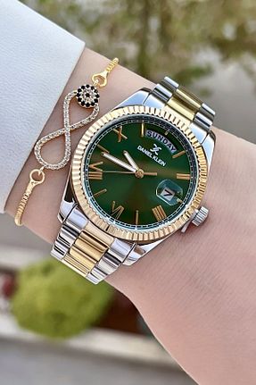 ساعت مچی طلائی زنانه 31-35 میلی متر Daniel Klein - کد 851598660