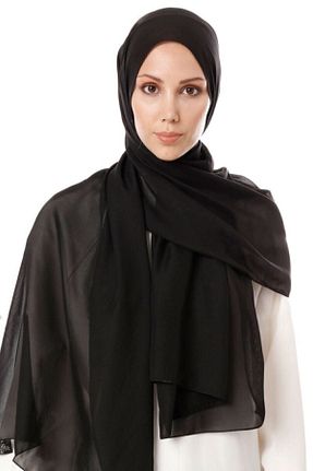 شال مشکی زنانه شیفون BENLİ - کد 63476313