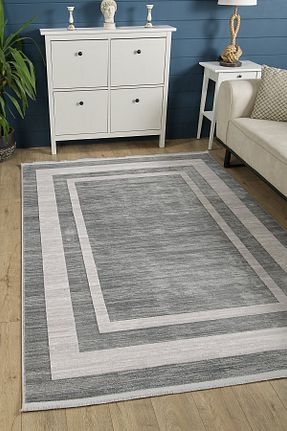 فرش طوسی پلی استر venucci home & living - کد 471716276