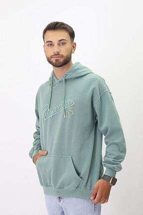 سوئیشرت سبز زنانه نقش دار / کار شده Diop - کد 851608351