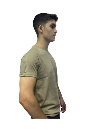 تیشرت اسپرت بژ مردانه Fitted COMBAT - کد 851604702