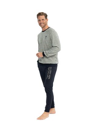 ست لباس راحتی سرمه ای مردانه لیسانس دار	 U.S. Polo Assn. - کد 845513278