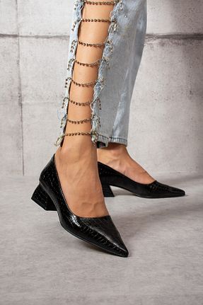 کفش پاشنه بلند کلاسیک مشکی زنانه کوروکو Zişan Shoes - کد 851610468