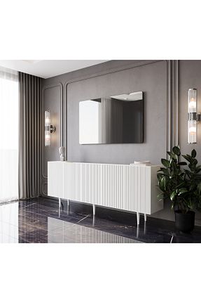 کنسول سفید MDF enwood - کد 831590306