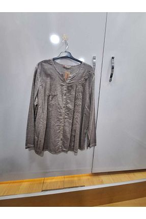 لباس بژ زنانه بافتنی NUR TEKSTİL - کد 851609147
