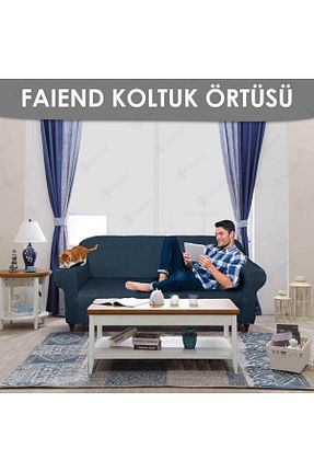 کاور مبل طوسی پلی استر Faiend - کد 119977560