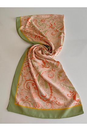 شال نارنجی زنانه ویسکون Silk Home - کد 851675833
