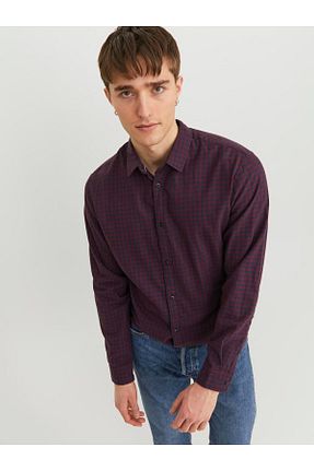 پیراهن سرمه ای مردانه اسلیم فیت Jack & Jones - کد 851647136