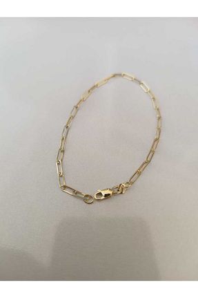دستبند طلا زرد زنانه 14 عیار Nisanur Altın - کد 830453229