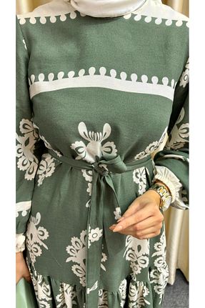 لباس حجاب سبز زنانه رگولار ÖYKÜM MODA - کد 846453676