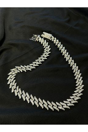 گردنبند استیل ( فولاد ) طلائی زنانه استیل ضد زنگ Eke - کد 851696849